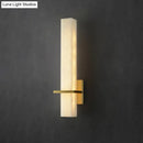 GobekUsa Minimalistic Marble Wall Sconce - White LED Light for Aisle, Wall Mounted
