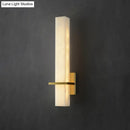 GobekUsa Minimalistic Marble Wall Sconce - White LED Light for Aisle, Wall Mounted