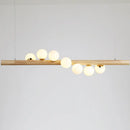 GobekUsa Minimalistic Milk Glass Suspension Light: Elegant Jewelry Pendant for Dining Room