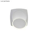 GobekUsa Minimalistic Rotatable Metallic Wall Sconce with LED Warm/White Lighting