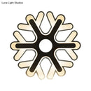 GobekUsa Minimalistic White Acrylic LED Wall Lamp for Bedroom - Diamond Twig Flower Design