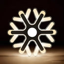GobekUsa Minimalistic White Acrylic LED Wall Lamp for Bedroom - Diamond Twig Flower Design