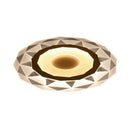 GobekUsa Minimalistic White Acrylic LED Wall Lamp for Bedroom - Diamond Twig Flower Design