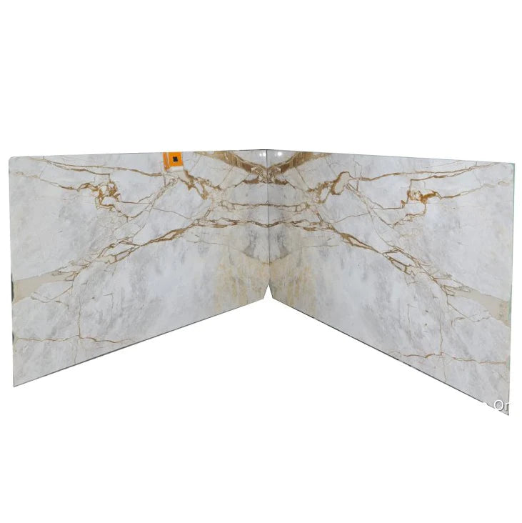 Minora Onyta Beige Translucent Bookmatching Polished Marble Slab