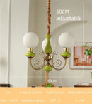 GobekUsa Cream Style LED Chandelier for Bedroom, Living Room, Dining Room
