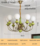GobekUsa Cream Style LED Chandelier for Bedroom, Living Room, Dining Room