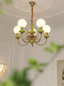 GobekUsa Cream Style LED Chandelier for Bedroom, Living Room, Dining Room