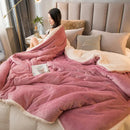 GobekUsa Cozy Dual Use Flannel Duvet Cover - Autumn Winter Warmth Blanket Quilt