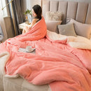 GobekUsa Cozy Dual Use Flannel Duvet Cover - Autumn Winter Warmth Blanket Quilt