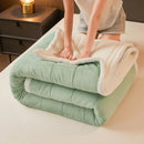 GobekUsa Cozy 3-Layer Coral Fleece Winter Blanket - Soft & Warm Bed Quilt