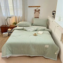 GobekUsa Cotton Summer Cooling Blanket | Soft Breathable Quilted Quilt