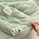 GobekUsa Cotton Summer Cooling Blanket | Soft Breathable Quilted Quilt