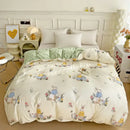 GobekUsa Cartoon Heart Plant Floral Print 3Pcs Set (Duvet Cover + Pillowcases)