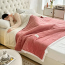 GobekUsa Cozy Imitation Lamb's Wool Blanket - Warmth for Beds, Adults & Kids
