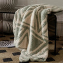 GobekUsa Knitted Jacquard Blanket 130x180cm Multi-functional Throw