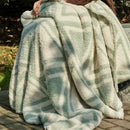 GobekUsa Knitted Jacquard Blanket 130x180cm Multi-functional Throw