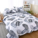GobekUsa Daisy Print Quilted Summer Quilt Set in Soft Breathable Fabric