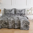 GobekUsa Daisy Print Quilted Summer Quilt Set in Soft Breathable Fabric
