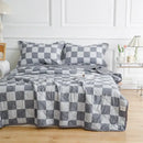 GobekUsa Daisy Print Quilted Summer Quilt Set in Soft Breathable Fabric