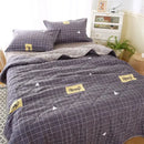 GobekUsa Daisy Print Quilted Summer Quilt Set in Soft Breathable Fabric