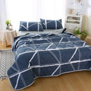 GobekUsa Daisy Print Quilted Summer Quilt Set in Soft Breathable Fabric