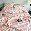 GobekUsa Cool Feeling Silky Summer Comforter & Latex Fitted Sheet Set