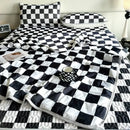 GobekUsa Cool Feeling Silky Summer Comforter & Latex Fitted Sheet Set