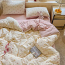 GobekUsa Cloud Touch Ultra Soft Duvet Cover Set in Sweet Design & Double Layer Yarn