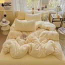 GobekUsa Cloud Touch Ultra Soft Duvet Cover Set in Sweet Design & Double Layer Yarn