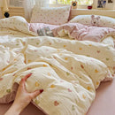 GobekUsa Cloud Touch Ultra Soft Duvet Cover Set in Sweet Design & Double Layer Yarn
