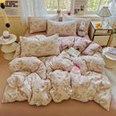 GobekUsa Cloud Touch Ultra Soft Duvet Cover Set in Sweet Design & Double Layer Yarn