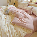 GobekUsa Cloud Touch Ultra Soft Duvet Cover Set in Sweet Design & Double Layer Yarn