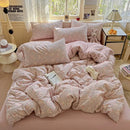 GobekUsa Cloud Touch Ultra Soft Duvet Cover Set in Sweet Design & Double Layer Yarn