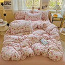 GobekUsa Cloud Touch Ultra Soft Duvet Cover Set in Sweet Design & Double Layer Yarn