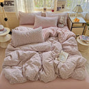 GobekUsa Cloud Touch Ultra Soft Duvet Cover Set in Sweet Design & Double Layer Yarn
