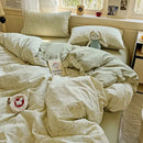 GobekUsa Cloud Touch Ultra Soft Duvet Cover Set in Sweet Design & Double Layer Yarn