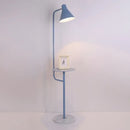 GobekUsa Macaron 1-Bulb Rotatable Floor Lamp with Metal Shade - Funnel Shaped Standing Light Fixture