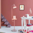 GobekUsa Macaron 1-Bulb Rotatable Floor Lamp with Metal Shade - Funnel Shaped Standing Light Fixture