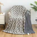 GobekUsa Geometric Jacquard Flannel Sofa Cover - All Seasons Bed Sheets