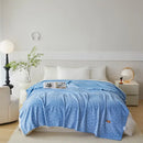 GobekUsa Jacquard Milk Velvet Air Conditioning Blanket | All Seasons Warmth & Travel Shawl
