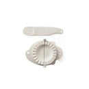 Mint green leaf silicone dumplings maker tool kitchen accessory by Decorbites