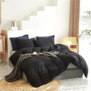 GobekUsa Furball Tassel Duvet Cover Set - Luxury Bedding - King Queen Twin Full Sizes