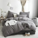 GobekUsa Furball Tassel Duvet Cover Set - Luxury Bedding - King Queen Twin Full Sizes