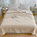 GobekUsa Coral Fleece Blanket: MultiFunctional Soft Skin-Friendly Warm Shawl