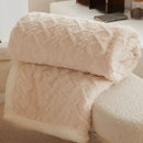 GobekUsa Coral Fleece Blanket: MultiFunctional Soft Skin-Friendly Warm Shawl