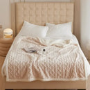 GobekUsa Coral Fleece Blanket: MultiFunctional Soft Skin-Friendly Warm Shawl