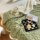 GobekUsa Coral Fleece Blanket: MultiFunctional Soft Skin-Friendly Warm Shawl