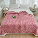 GobekUsa Coral Fleece Blanket: MultiFunctional Soft Skin-Friendly Warm Shawl