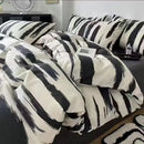 GobekUsa Cartoon Print Bedding Set: Breathable Duvet Cover, Bed Sheet, Pillowcases - Double & Single Sizes