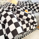 GobekUsa Cartoon Print Bedding Set: Breathable Duvet Cover, Bed Sheet, Pillowcases - Double & Single Sizes
